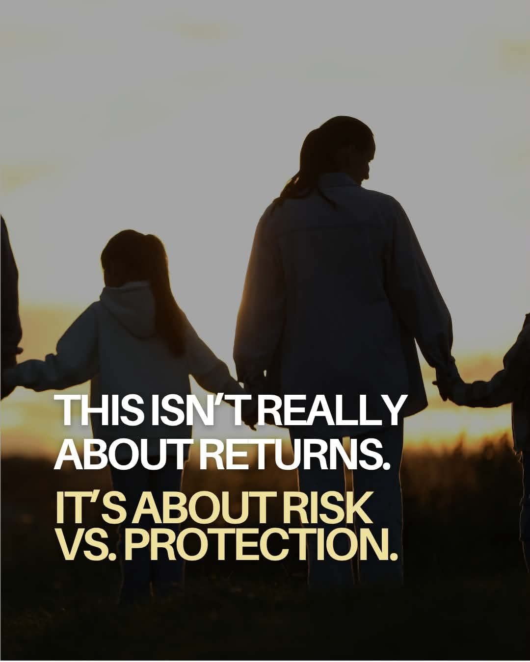 This isn't really about returns. It's about risk vs. protection.